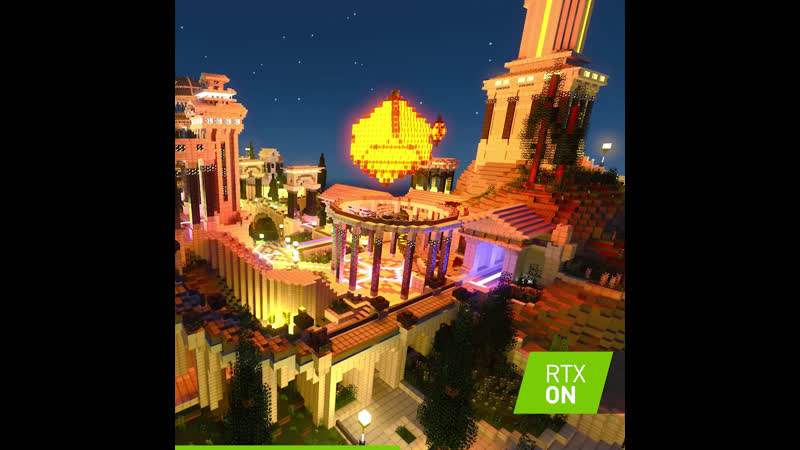 Minecraft RTX Time Lapse