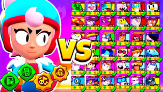НОВЫЙ БРАВЛЕР ДЖАНЕТ ПРОТИВ ВСЕХ БРАВЛЕРОВ! САМЫЙ СИЛЬНЫЙ БРАВЛЕР! BRAWL STARS