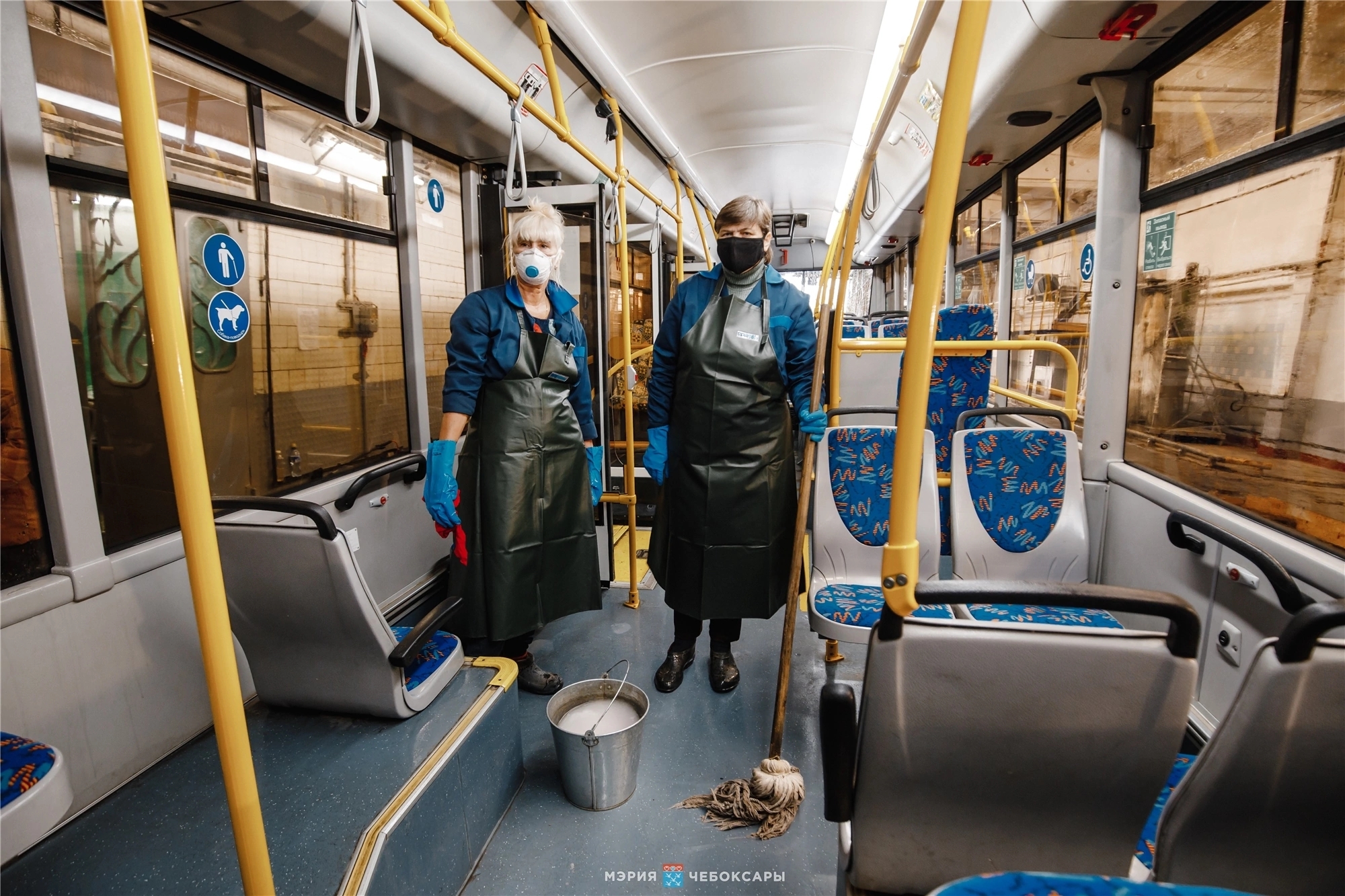 В Чебоксарах возобновляют санобработку общественного транспорта Это картинка